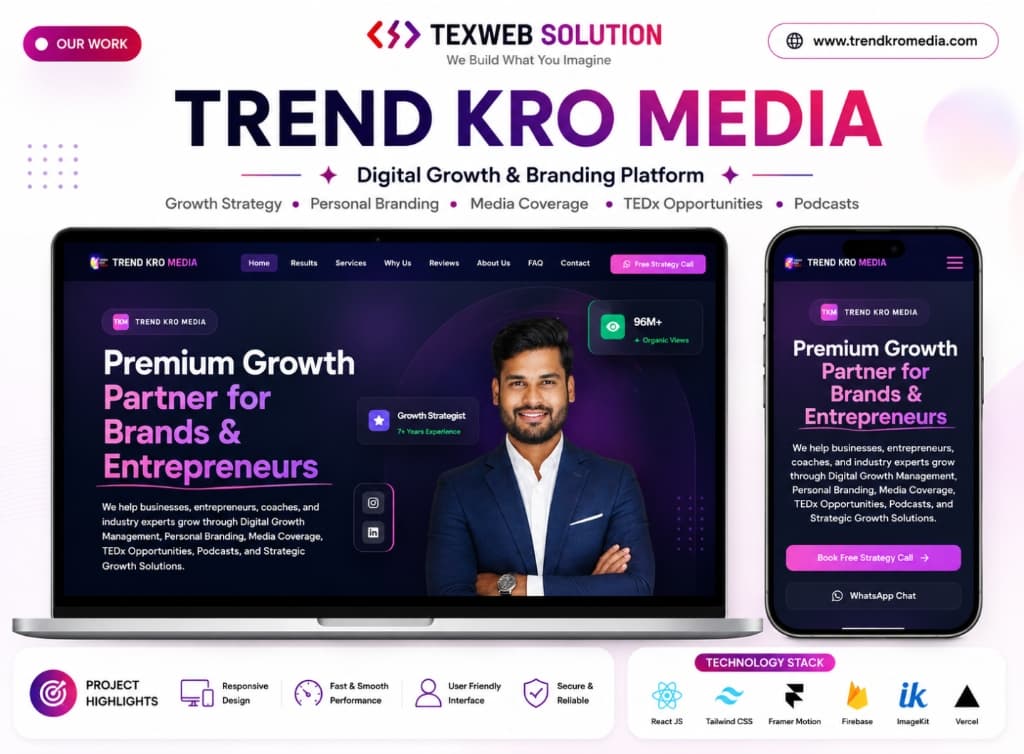 Trend Kro Media : Digital Growth & Branding Platform